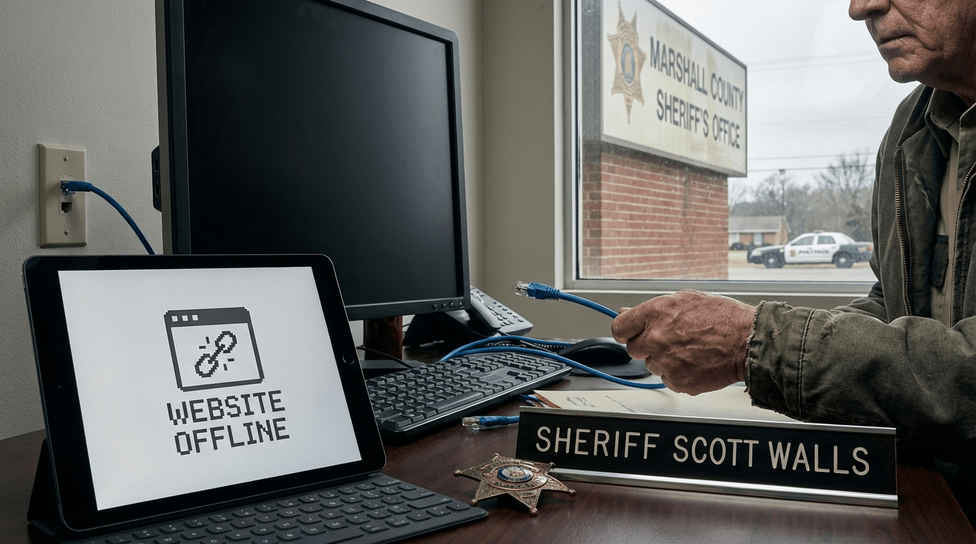 Marshall County Sheriff Office Website Taken Offline By Former Sheriff ...