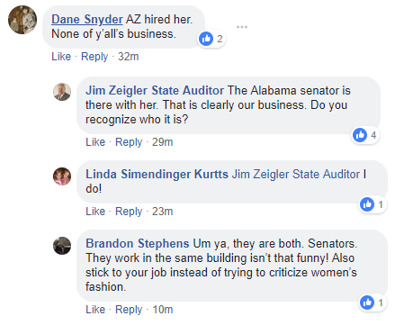 Jim Zeigler Facebook Post Comments