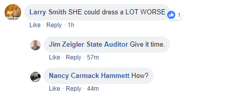 Jim Zeigler Facebook Post Comments