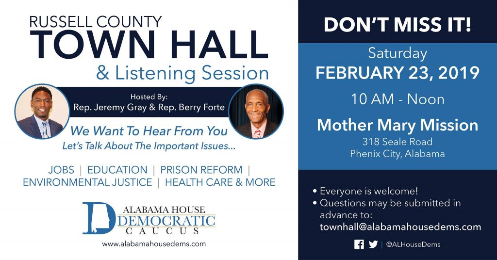 Russell County Town Hall & Listening Session