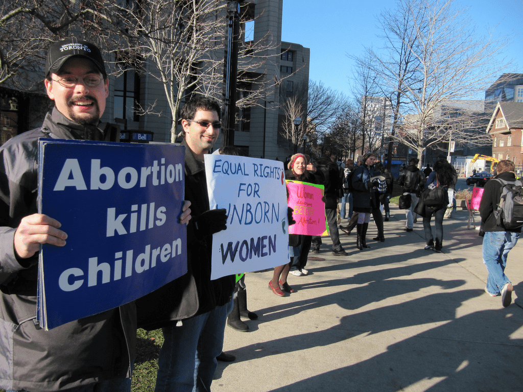 Protestors At Anti-Abortion Rally