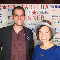 Tabitha Isner with Justin Vest of Hometown Action