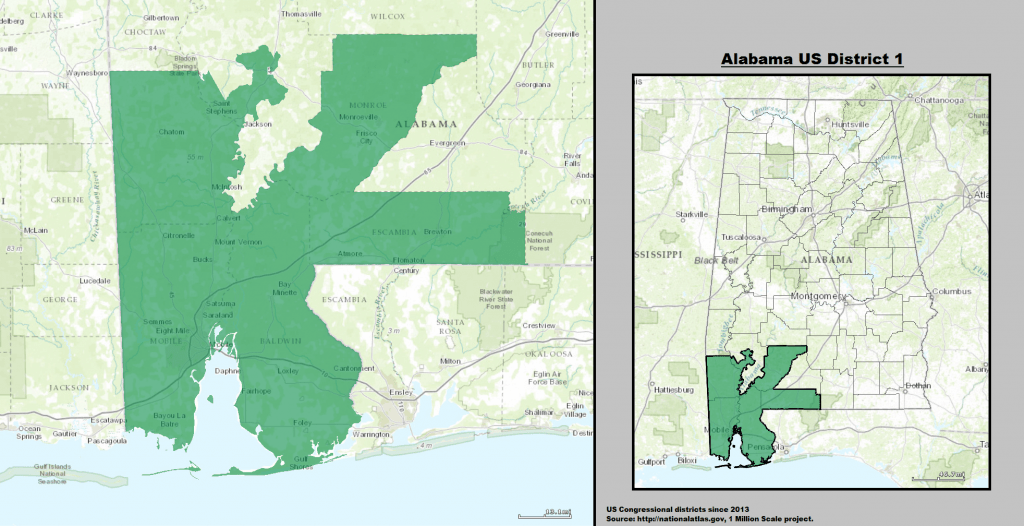 2013-2021 Alabama US Congressional District 1