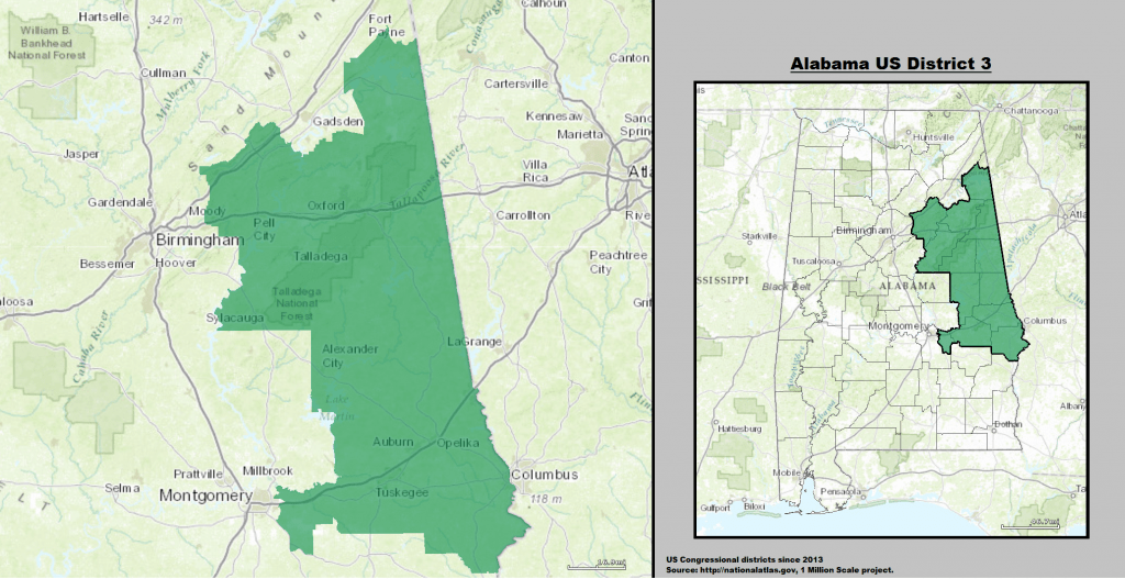 2013-2021 Alabama US Congressional District 3
