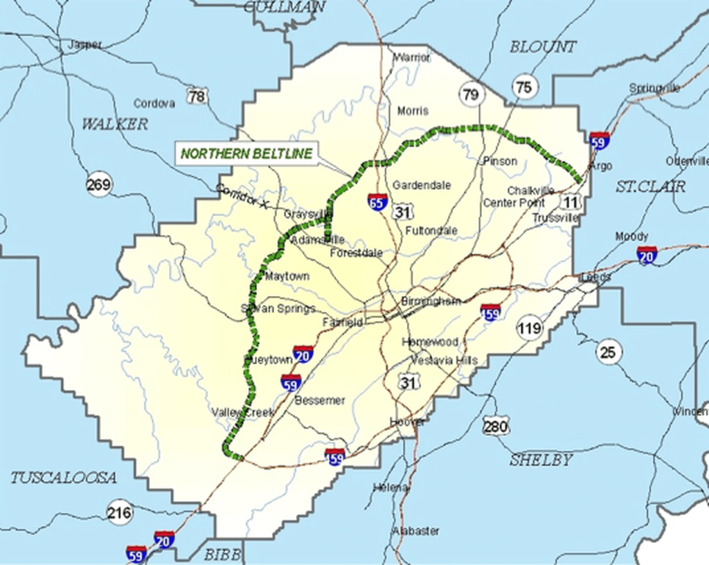 Birmingham Northern Beltline Construction to Continue Bama Politics