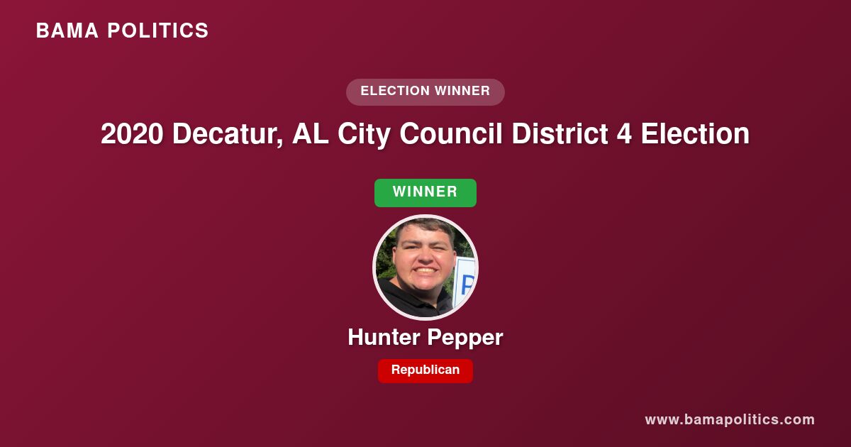 2020 Decatur, AL City Council District 4 Election Results | Bama Politics