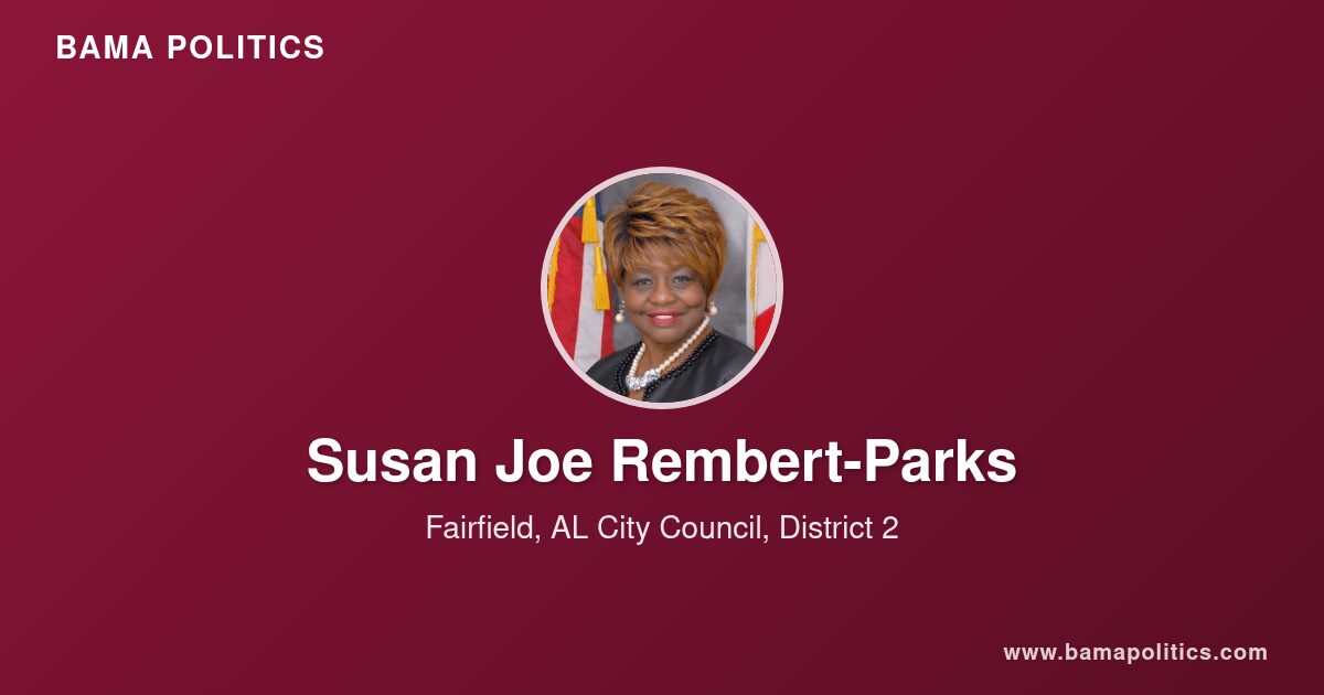 Susan Joe Rembert-Parks, Council Member of Fairfield, AL for District 2 ...