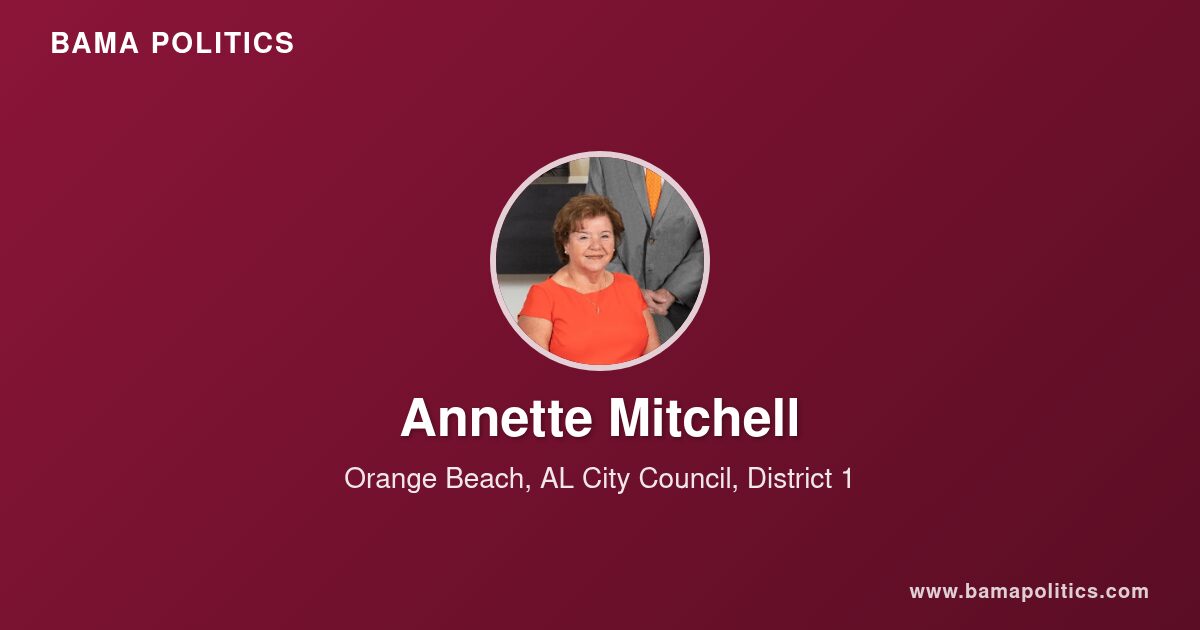 Annette Mitchell, Council Member of Orange Beach, AL for District 1 ...
