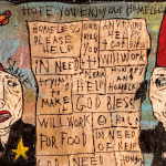 Mobile Artist Raises $1,300 For Homeless Shelter In Response To Police Officers Insensitive Homeless Photo