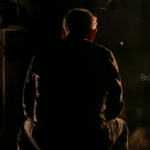 Bradley Byrne with burning trade center towers in background