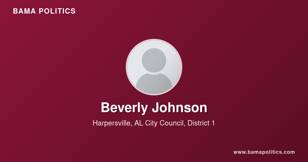 Beverly Johnson, Council Member of Harpersville, AL for District 1 ...