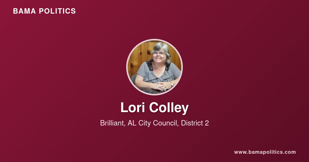 Lori Colley, Council Member of Brilliant, AL for District 2 | Bama Politics