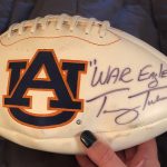 Tuberville Signed Football Sells, Sending $300.00 To Yellowhammer Fund
