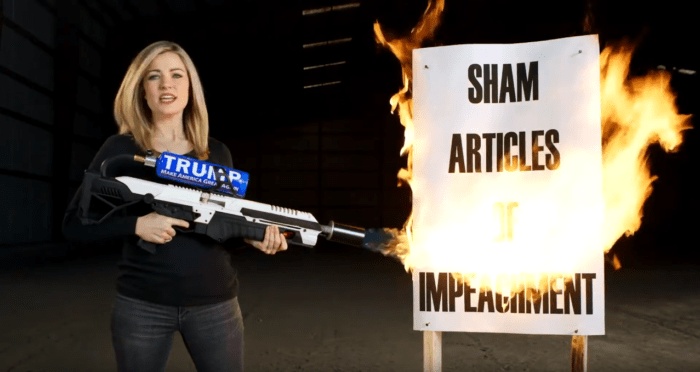 AL-02 Candidate Jessica Taylor Takes a Flamethrower to Articles of Impeachment: “Nancy Pelosi, You’re Fired!”