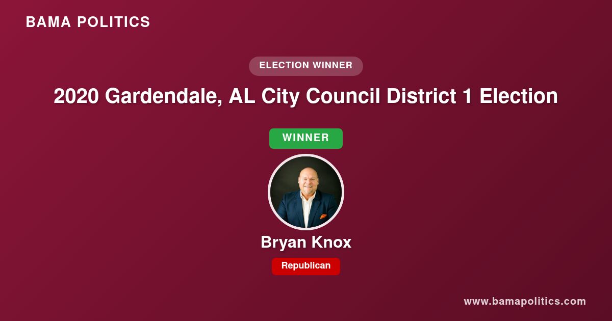 2020 Gardendale, AL City Council District 1 Election Results | Bama ...