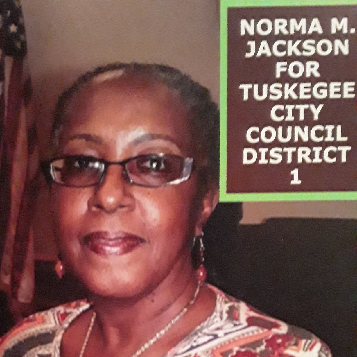 Norma Mcgowan Jackson Council Member Of Tuskegee Al For District 1