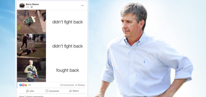 Alabama GOP Congressional Candidate Barry Moore Shares Photo Defending Kyle Rittenhouse