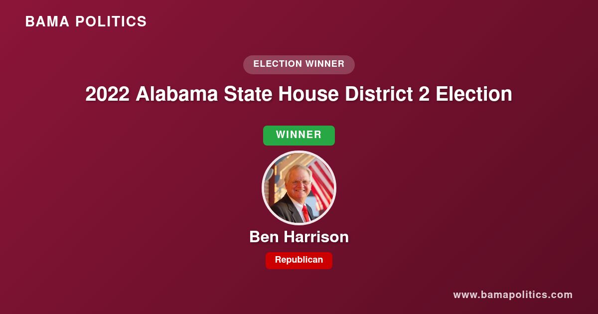 2022 Alabama State House District 2 Election Results | Bama Politics