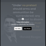 Floyd Burton from Sumiton, AL shares a post that attributes a quote to Ronald Reagan that is not his.