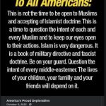 Lee Sims from Guntersville, AL shares a post stating anyone of the Muslim faith should be singled out, held to higher scrutinity based on their religion alone.
