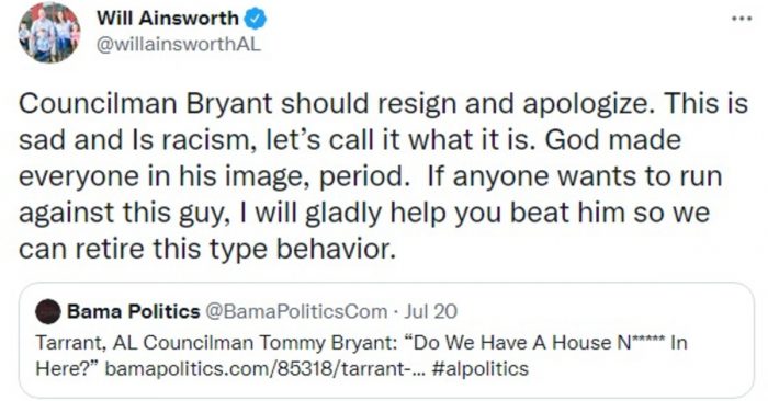 Alabama Lt. Governor Ainsworth Calls For Resignation Of Tarrant, AL Councilman
