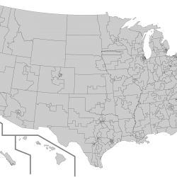 U.S. Congressional District map