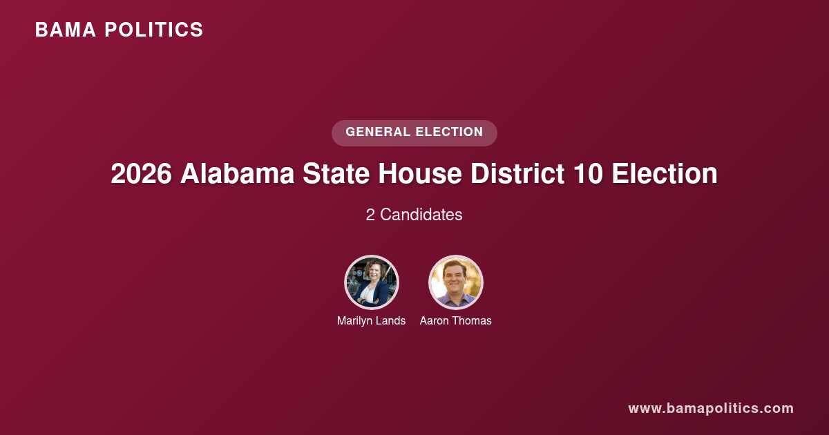 2026 Alabama State House District 10 Election Results | Bama Politics