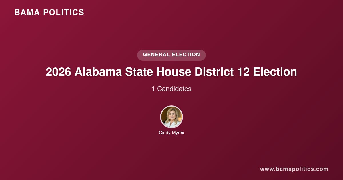 2026 Alabama State House District 12 Election Results | Bama Politics