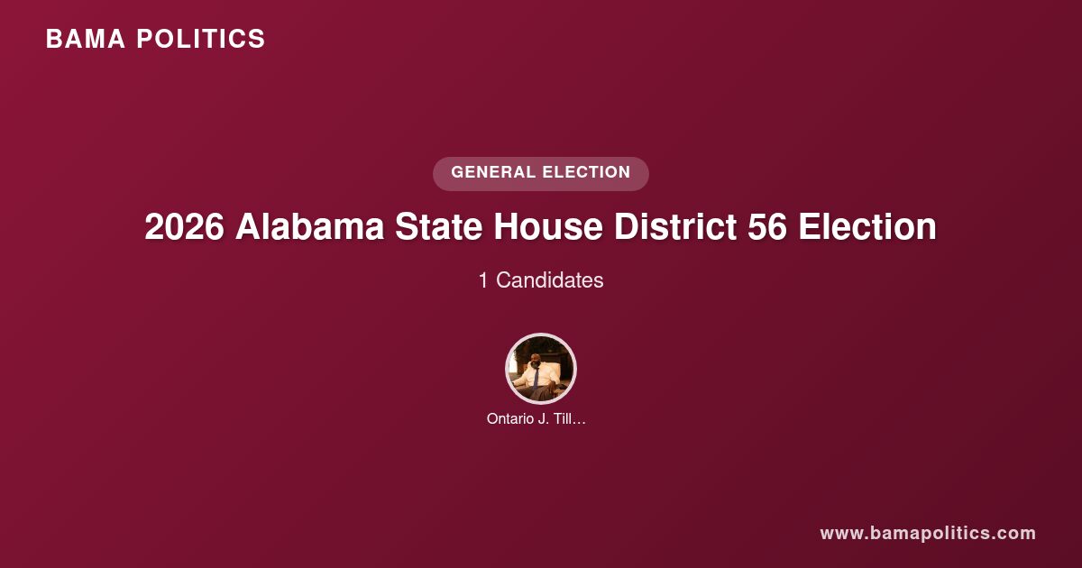 2026 Alabama State House District 56 Election Results | Bama Politics
