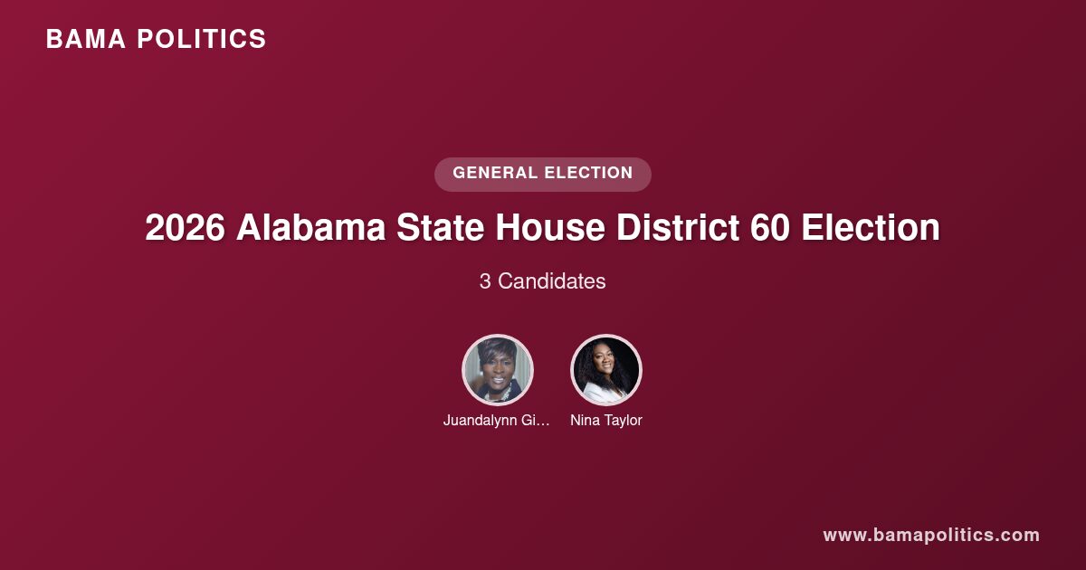 2026 Alabama State House District 60 Election Results | Bama Politics