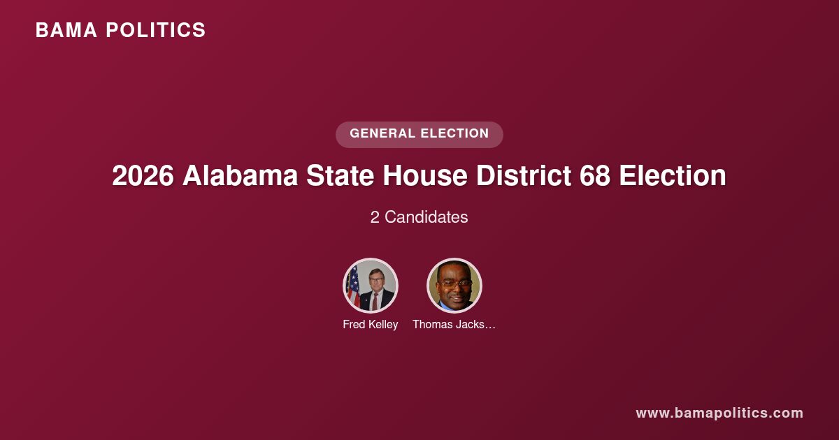 2026 Alabama State House District 68 Election Results | Bama Politics