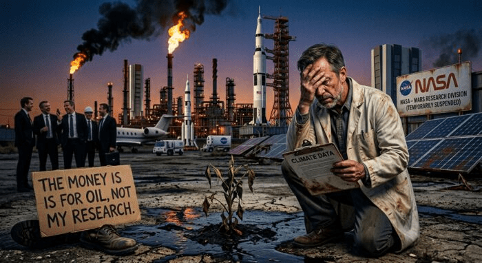 The Shock Doctrine, 2026 Edition: How a Manufactured Energy Crisis is Funding the War on Science